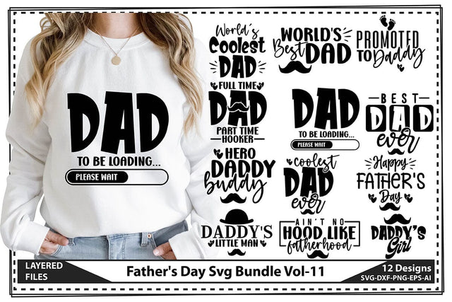 Father's Day Svg Bundle Vol-11 SVG shah alam 