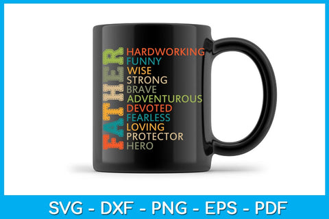 Father's Day SVG PNG, Father T-shirt Design Cutting And Printable File SVG Creativedesigntee 