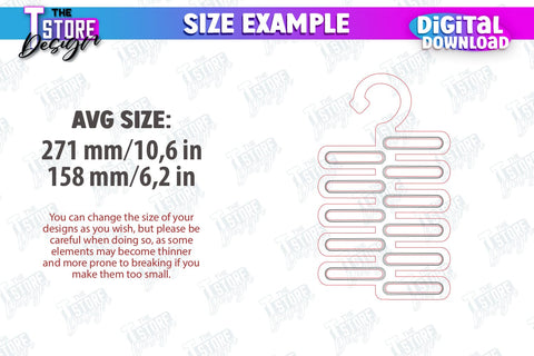 Father's Day Tie Holders Bundle | Tie Hanger | Gift Idea | Gift for Grandpa | CNC Files SVG The T Store Design 