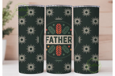Father's Day Tribal Tumbler Wrap Sublimation PixelChick 