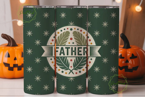 Father's Day Tribal Tumbler Wrap Sublimation PixelChick 