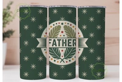 Father's Day Tribal Tumbler Wrap Sublimation PixelChick 