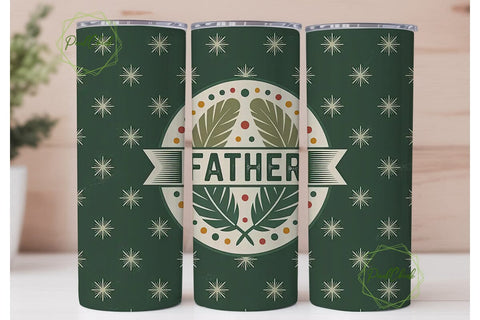 Father's Day Tribal Tumbler Wrap Sublimation PixelChick 