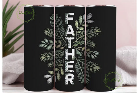 Father's Day Tumbler Wrap 20oz Sublimation PixelChick 