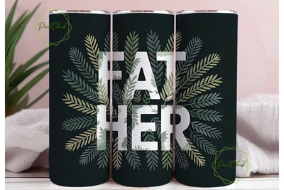 Father's Day Tumbler Wrap 20oz Sublimation PixelChick 