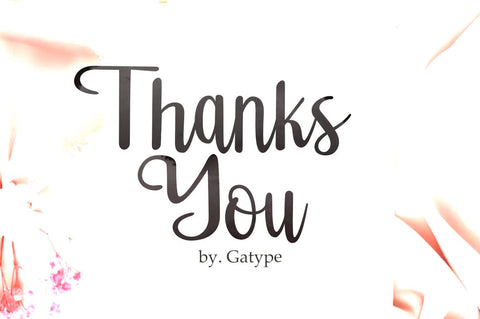 Fatone Script Font gatype 