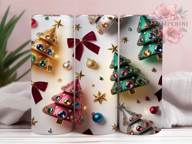 Faux Rhinestone Coquette Christmas Tumbler, Coquette Christmas Sublimation Design, Festive Holiday Cup Art, 20oz Xmas Tumbler, Whimsical Rhinestone Mug, Stylish Christmas Cup, Cozy Holiday Wrap Sublimation Li Zamperini 