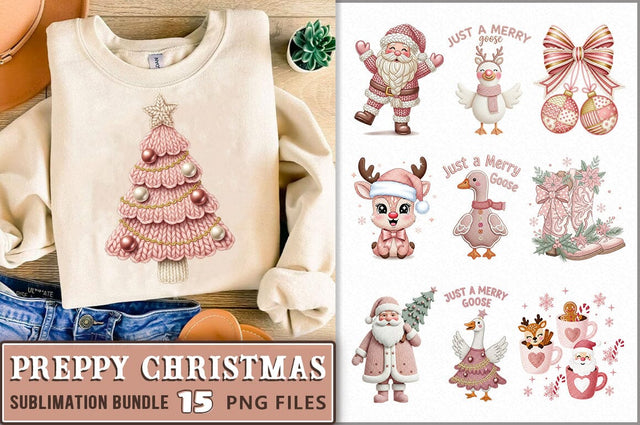 Faux Yarn Christmas PNG Bundle Sublimation Shetara Begum 