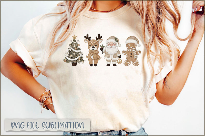 Faux Yarn Christmas Tree PNG Sublimation Shetara Begum 