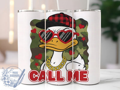 Faux Yarn Crochet Boy Tumbler, Call Me Wrap, Cozy Yarn Cup, 20oz Sublimation Wrap, Stylish Valentine Design Tumbler, Artistic Crochet Boy Cup, Whimsical Love Theme Wrap Sublimation ToriDesigns 