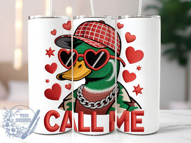 Faux Yarn Crochet Boy Tumbler, Call Me Wrap, Cozy Yarn Cup, 20oz Sublimation Wrap, Stylish Valentine Design Tumbler, Artistic Crochet Boy Cup, Whimsical Love Theme Wrap Sublimation ToriDesigns 