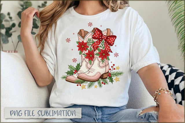 Faux Yarn Howdy Christmas PNG Sublimation Shetara Begum 