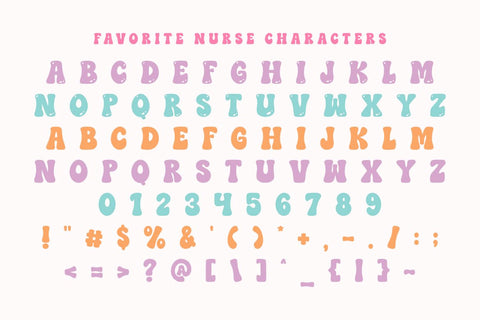 Favorite Nurse - Retro Playful Groovy Font Font Masyafi Studio 