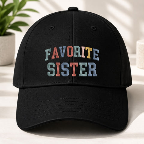 Favorite Sister Machine Embroidery Design – Colorful Sister Quote Embroidery File Embroidery/Applique DESIGNS PatternFeed8 