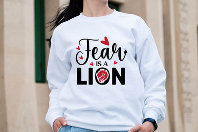 Fear is a lion-01 SVG Angelina750 
