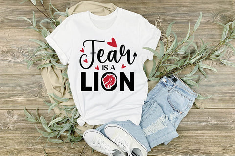 Fear is a lion-01 SVG Angelina750 
