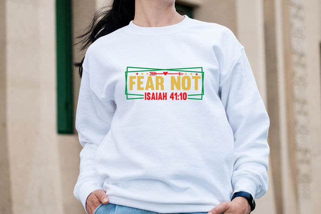 Fear Not isaiah 41 10 SVG Angelina750 