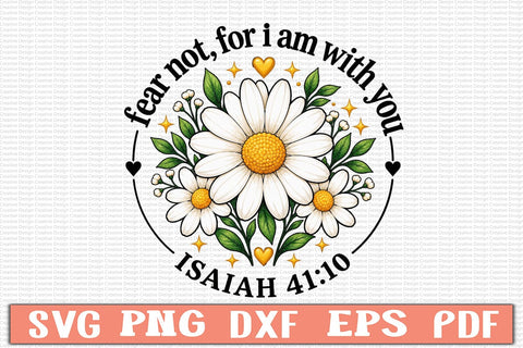 Fear Not Trendy Christian PNG, Faith PNG SVG Craftlabsvg24 