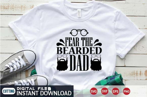 fear the bearded dad svg SVG designer krishna 