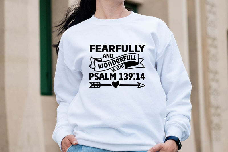Fearfully and wonderfully made psalm 139 14 SVG Angelina750 