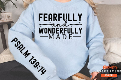 Fearfully and wonderfully made Sleeve SVG Design SVG Designangry 