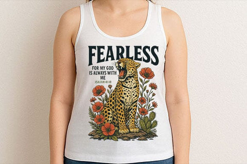Fearless Bible Verse Leopard PNG SVG BillahCrafts 