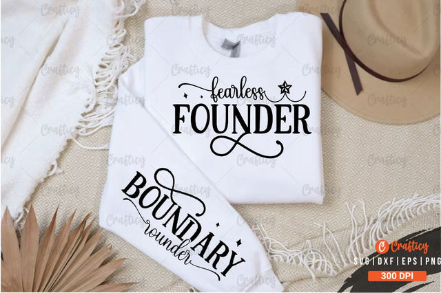 Fearless founder Sleeve SVG Design SVG Designangry 