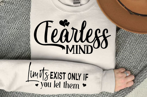 Fearless Mind Sleeve SVG Design SVG Regulrcrative 