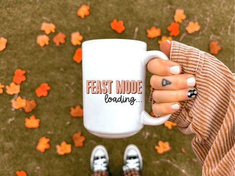 Feast Mode SVG Design for DIY Thanksgiving Crafts SVG So_Fontsy_VIP 