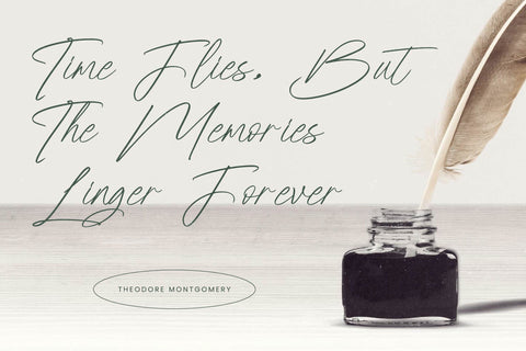 Feather Antique - Modern Script Font Font Letterena Studios 