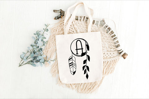 Feather Arc Monogram Font Dm Letter Studio 