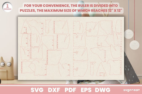 Feather Growth Charts Bundle SVG SvgOcean 