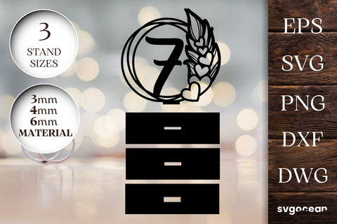 Feather Wedding Table Numbers SVG SVG SvgOcean 