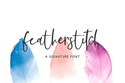 Featherstitch Script Font Beck McCormick 