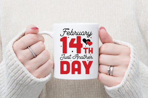 February 14th Just Another Day, Anti Valentine SVG SVG CraftLabSVG 