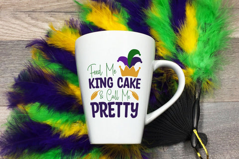 Feed Me King Cake & Call Me Pretty SVG SVG CraftLabSVG 