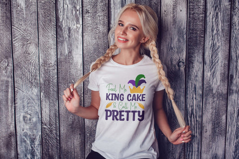 Feed Me King Cake & Call Me Pretty SVG SVG CraftLabSVG 
