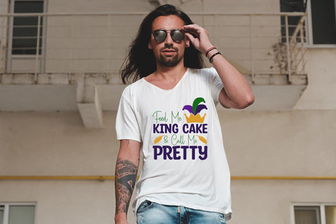Feed Me King Cake & Call Me Pretty SVG SVG CraftLabSVG 