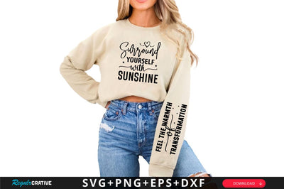 Feel the warmth of transformation Sleeve SVG Design, Inspirational sleeve SVG, Motivational Sleeve SVG Design, Positive Sleeve SVG SVG Regulrcrative 