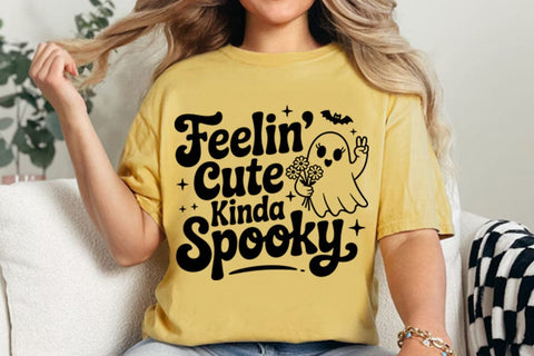 Feelin Cute Kinda Spooky PNG Designs Sublimation Shahin alam 