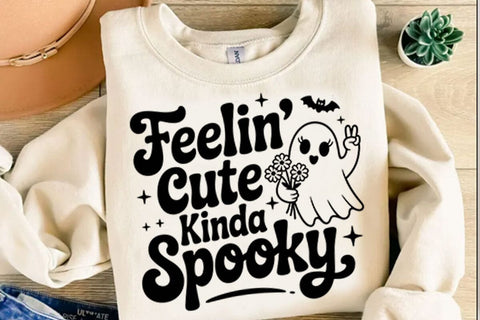 Feelin Cute Kinda Spooky PNG Designs Sublimation Shahin alam 