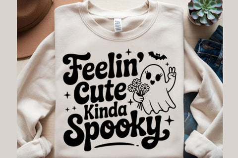 Feelin Cute Kinda Spooky PNG Designs Sublimation Shahin alam 