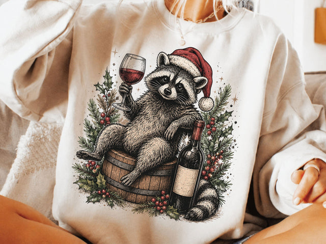 Feelin feral Png, Funny raccoon design SVG DesignDestine 