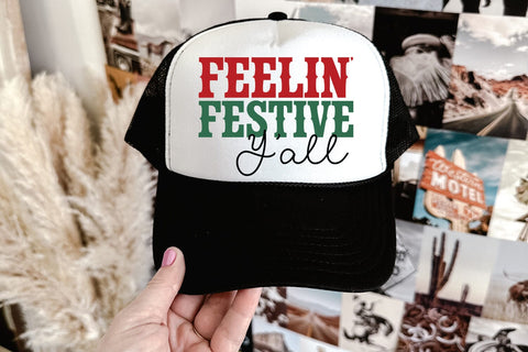 Feelin' Festive Y'all SVG SVG Pickled Thistle Creative 