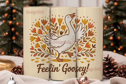 Feelin' Goosey 20oz Tumbler Design Sublimation DesignSVG 