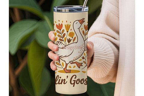 Feelin' Goosey 20oz Tumbler Design Sublimation DesignSVG 