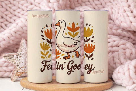 Feelin' Goosey 20oz Tumbler Design Sublimation DesignSVG 
