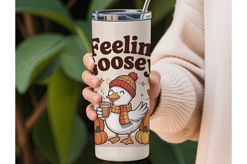 Feelin' Goosey 20oz Tumbler Sublimation DesignSVG 