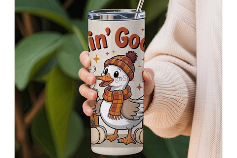 Feelin' Goosey 20oz Tumbler Sublimation DesignSVG 