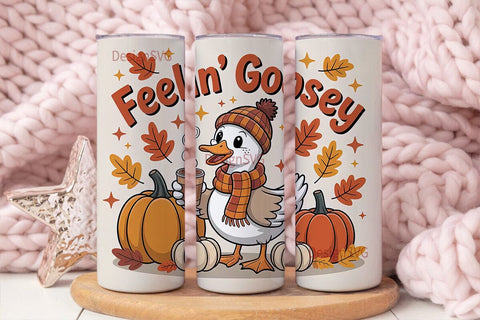 Feelin' Goosey 20oz Tumbler Sublimation DesignSVG 